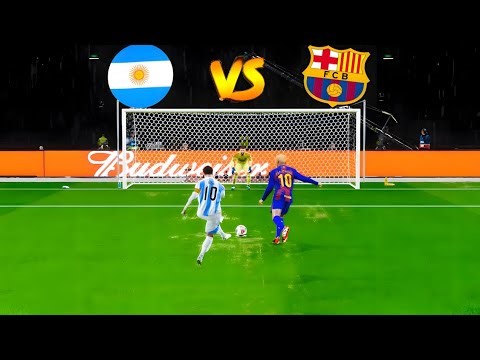 Argentina vs Barcelona 2026 Penalty Shootout – PES 21 Ultra Realistic Simulation