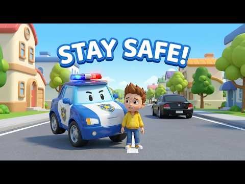 Digital Privacy Alert: A Stranger Wants My Photo! 📸 | Robocar POLI Safety Series | Brooms Town