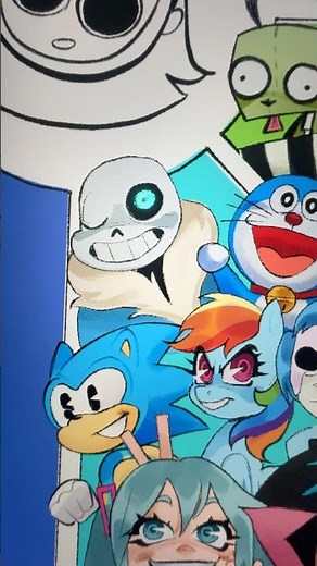 SANS / Color Wheel Challenge #undertale