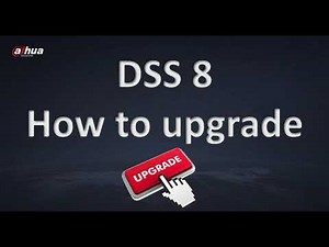 How to upgrade DSS V8 Server
