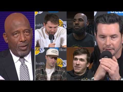 FULL Lakers vs Magic POSTGAME INTERVIEWS & ANALYSIS | Worthy; Redick; LeBron; Luka Doncic; Kennard