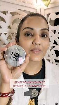 Renee 3 in 1 compact foundation, Renee compact foundation review, Renee 3in1 concealer, Renee