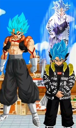 composite Gogito Omni god ssj blue vs Drip God Fusion Goku and composite drip Goku mui #planetvegeta