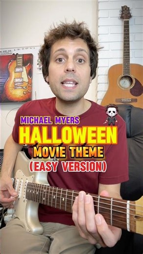 Halloween Movie Theme - Guitar Tutorial #halloween #guitar #tutorial #michaelmyers