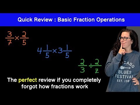 Quick Review: The Basics of Multiplying, Dividing, and Adding Fractions
