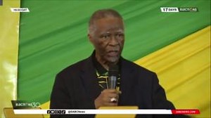 4.8K views · 116 reactions | Former ANC President Thabo Mbeki has called on communities to unite in order to deal with challenges in the country. He was speaking during the party’s campaign trail in KwaZulu-Natal. https://www.youtube.com/watch?v=PnMdoYYalnY | SABC News | Facebook