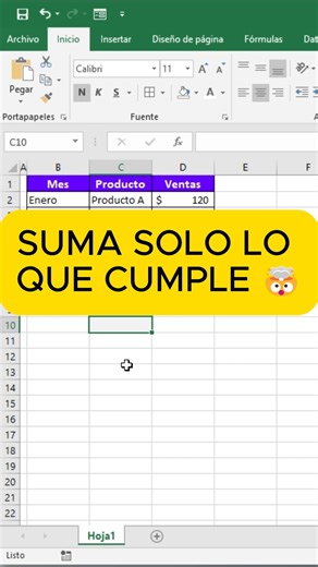 💡kevin Ramirez - Experto en Excel Para Negocios on Instagram: "¿Sabías que Excel puede sumar datos usando varias condiciones al mismo tiempo? 📊 En este Short te enseño cómo usar SUMAR.SI.CONJUNTO para sumar solo los valores que cumplen criterios específicos como mes, producto, estado o categoría. Ideal para reportes de ventas, contabilidad y análisis rápido en Excel. #virales #fblifestyle"