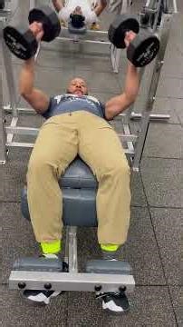 Decline dumbbell chest press drop set finisher #chestday