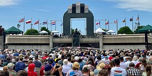 Thousands gather at National D-Day Memorial to mark 80th anniversary