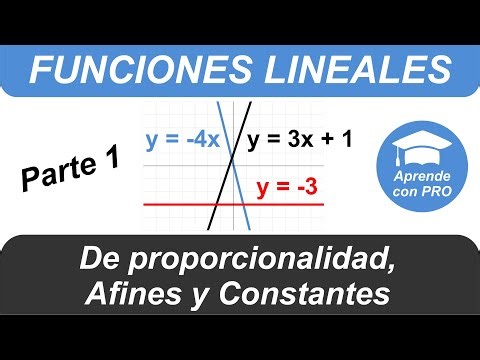 Cómo resolver FUNCIONES LINEALES ❓ |De proporcionalidad, afines y constantes| PARTE 1 ✅