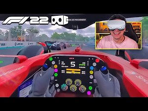 TESTANDO O F1 2022 em VR! (Isso é INCRIVEL) *Realidade Virtual*
