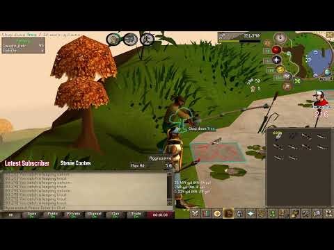 OSRS Fishing - Started at 62 - Grinding for 99 - Barbarian Fishing - Lazy - No tick