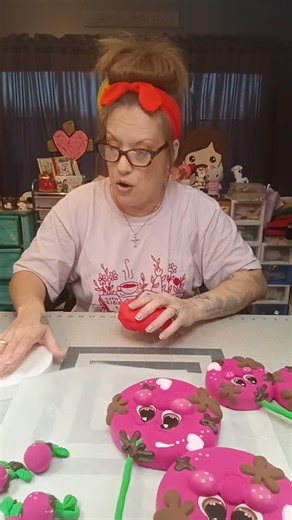 Air dry foam clay cherries wreath attachment tutorial! Get clay and supplies for this project here ⬇️ https://ribbonbranchcrafts.etsy.com | Ribbon Branch Crafts