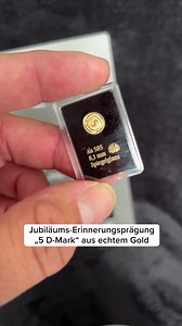 Schon mehr als 20 Jahre ist der Abschied von der D-Mark her - Sichern Sie sich die Jubiläumskollektion aus echtem Gold!😍 #währung #dmark #gold | MDM Deutsche Münze