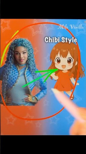 Chloe Descendants in Chibi style #art #descendants #descendants4 #chibi #animeart #digitalart