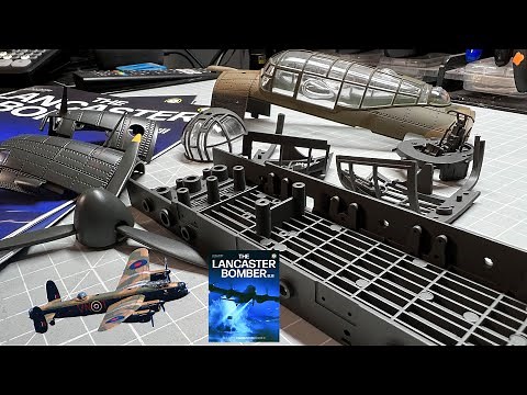 Build the Lancaster Bomber B.111 TRIAL - Parts 2 & 3 - The Cockpit and Fuselage