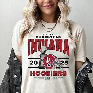 Indiana Hoosiers Football Shirt, Big Ten Champions Tee, IU Football Unisex T-shirt, College Football Fan Sweatshirt, Indiana Champions Gift - Etsy
