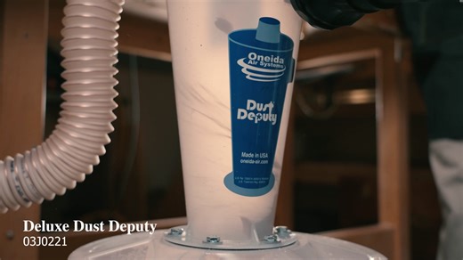 1.6K views | The Deluxe Dust Deputy uses a cyclone separator to increase the capacity of your shop vacuum and extend the life of its dust filters. Debris enters the vortex, concentrates and then spirals downwards, up to 99% of particles diverting into the container. For use with any shop vacuum with a 2 1/4" inlet. A highly effective dust-collection accessory. Shop our Deluxe Dust Deputy by clicking the product tag. | Lee Valley Tools | Facebook