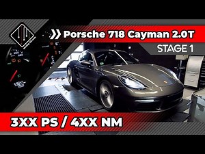 Porsche Cayman 718 2.0 T | 3XX PS | Software Stage 1 I 100 - 200km/h I mcchip-dkr