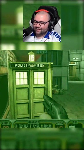 Dr. Who fans will appreciate this in Duke Nukem 3D 🎮