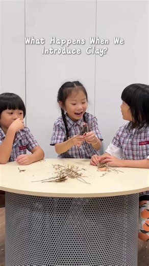 What happens when we introduce clay to branches? First, our children explore the branches, feeling their textures and noticing their shapes. Then, we introduce red clay, and their imagination takes over; rolling, shaping, and transforming the branches into sushi, apple trees, or entirely new creations of their own design. By following their curiosity, children experiment, make decisions, and solve problems independently. This sparks creative thinking, builds confidence, and encourages them to tr