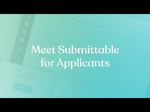 Meet Submittable for Applicants
