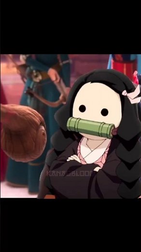 Is Nezuko a princess ? ❤️👑 #demonslayer #kimetsunoyaiba