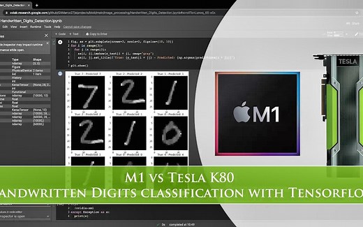 [Marco Sanguineti] M1机器学习性能测评对比Tesla_K80显卡