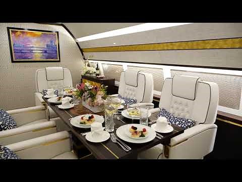 COMLUX VIP Interior on a BBJ
