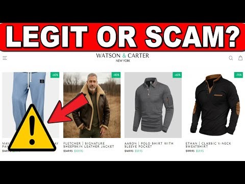 Watson and Carter Reviews - Legit Or Scam Store?
