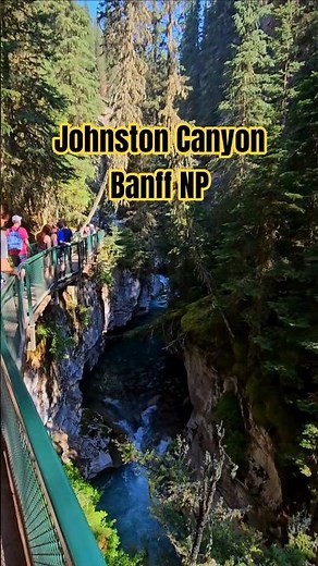 Johnston Canyon Lower Falls in Banff National Park (Alberta, Canada) A Must Do!