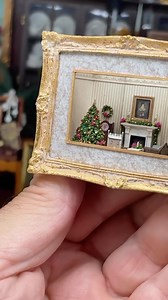 9.5K views · 6.6K reactions | Christmas roombox for a 1:12 scale scene (1/144 scale) by the incredibly talented IGMA Fellow @nell_corkin #dollhouse #miniature | D. Thomas Miniatures | Facebook