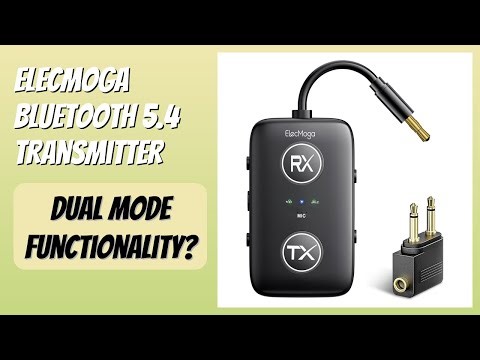 REVIEW (2026): ElecMoga Bluetooth 5.4 Transmitter. Features