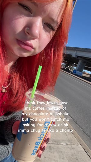 pray for my stomach and tastebuds 🥹🙏 #dutchbros #sweettooth #colorfulhair #chicken #fypシ