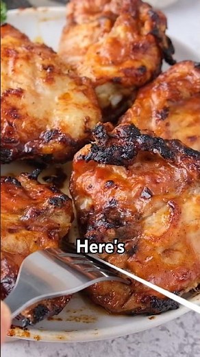 BBQ Chicken Thighs in the Air Fryer #airfryerrecipes #chickenrecipe