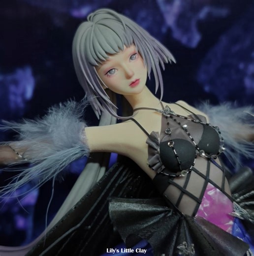 Phenomenal Infinity Nikki in Dark Butterfly Outfits 👗Clay Figure Evolution🦋 | Lily's Little Clay