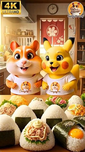 Anime Food in Real Life 🍙 Onigiri Ultra HD 4K