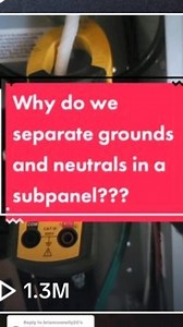 steven | Why do we separate grounds and neutral in a sub-panel #electricianofinstagram #electrical #electrical #nationalelectricalcode #nec... | Instagram