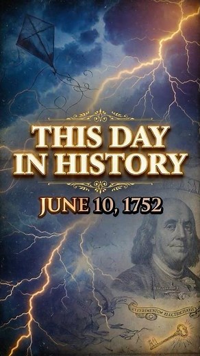 This Day in History - Benjamin Franklin Flies His Kite 1752