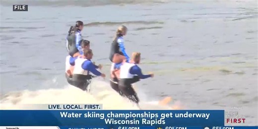 59th annual Wisconsin State Water Ski Show Championships underway in Wisconsin Rapids