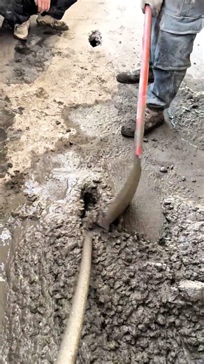 Amazing Mudjacking: Lifting Sunken Concrete! #shorts
