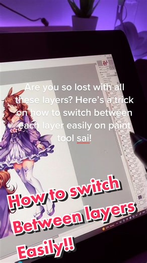 Mastering Paint Tool Sai: Layer Switching Tricks