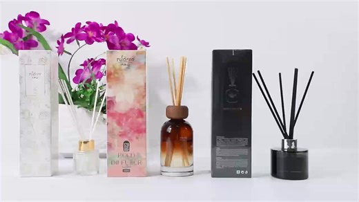 Large Home Fragrance Custom Perfume Flameless Diffuser Air Freshener Dried Flower Decor Aromatherapy Essential Oil Reed Diffuser