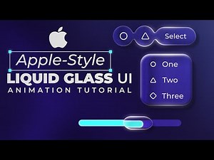 Apple Style UI Animation in After Effects – iOS Liquid Glass Tutorial