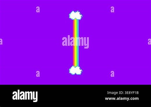 Rainbow on chroma key screen background Stock Video Footage - Alamy