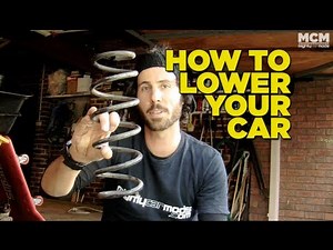 How To Install Lowered Springs