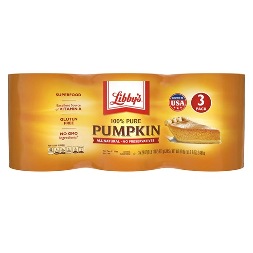 Libby's 100% Pure Pumpkin, 29 oz., 3 pk. - Samsclub.com