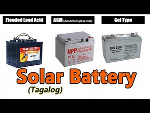 Solar Battery (Tagalog)