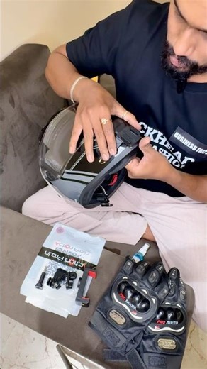 ⚜️Action pro mount installation ⚜️ #shorts #motovlog #viralshorts #viral #trending #motovlog #new