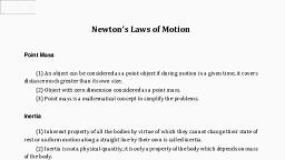 Newtons Laws .pdf - Physics - Notes - Teachmint